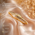 Graceful Luxe Crystal Open Cuff Bracelet